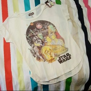 🤺NWT Star Wars Studded Tissue T-Shirt, M